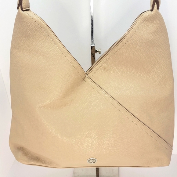 Anne Klein Taupe A-line Hobo P38 - Picture 2 of 8